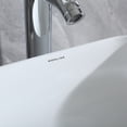 thumbnail image 5 of Wonline White Bathroom Ceramic Porcelain Vessel Sink Faucet Set Chrome, 5 of 5