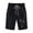 Black, variant on HomeGardon Shorts for Women Printed Elastic Waist for Casual with Casual Pockets Half Shorts Pants,S-XXL