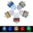thumbnail image 1 of LED Underwater Fishing Lures，LED Lighted Bait Flasher，Deep Drop Fishing Lures，Fish Eye Attractive Light Bait Lure Lamp 5PCS, 1 of 7
