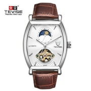 Tevise Top Automatic Self-winding Watch Men Tourbillon Mens Mechanical Watches Skeleton Male Sport Wristwatch Relogio Masculino 8383D