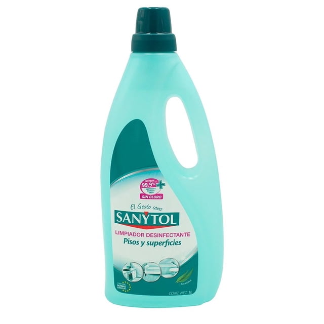 Limpiador desinfectante Sanytol pisos y superficies eucalipto de 1 l