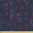 thumbnail image 2 of Ambesonne Psychedelic Forest Fabric by the Yard Upholstery, Outline Ombre, 3 Yards, Dark Purple and Pink, 2 of 5