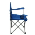 thumbnail image 5 of Ozark Trail Quad Folding Camp Chair with Cup Holder, Blue, 5 of 8