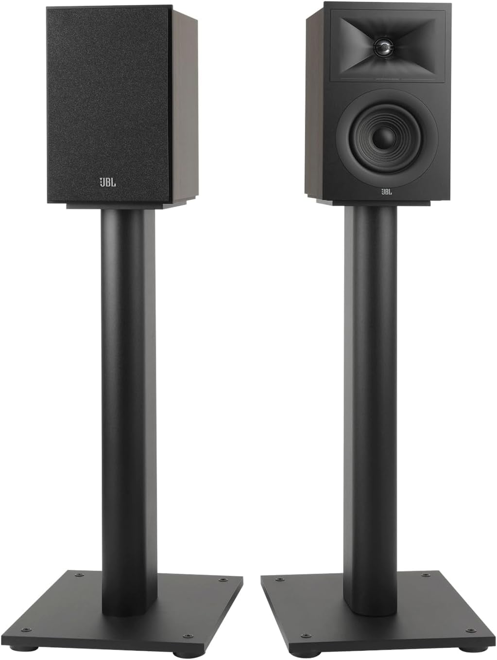 JBL STAGE-250B-BLACK 2-Way 5.25" Bookshelf Loudspeakers with STAGE-FS-BLK Floorstands (2025)
