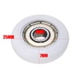 thumbnail image 4 of AFQH 10Pcs Replacement Shower Door Roller Runner Wheels 19/23/25mm Wheel Diameter, 4 of 9