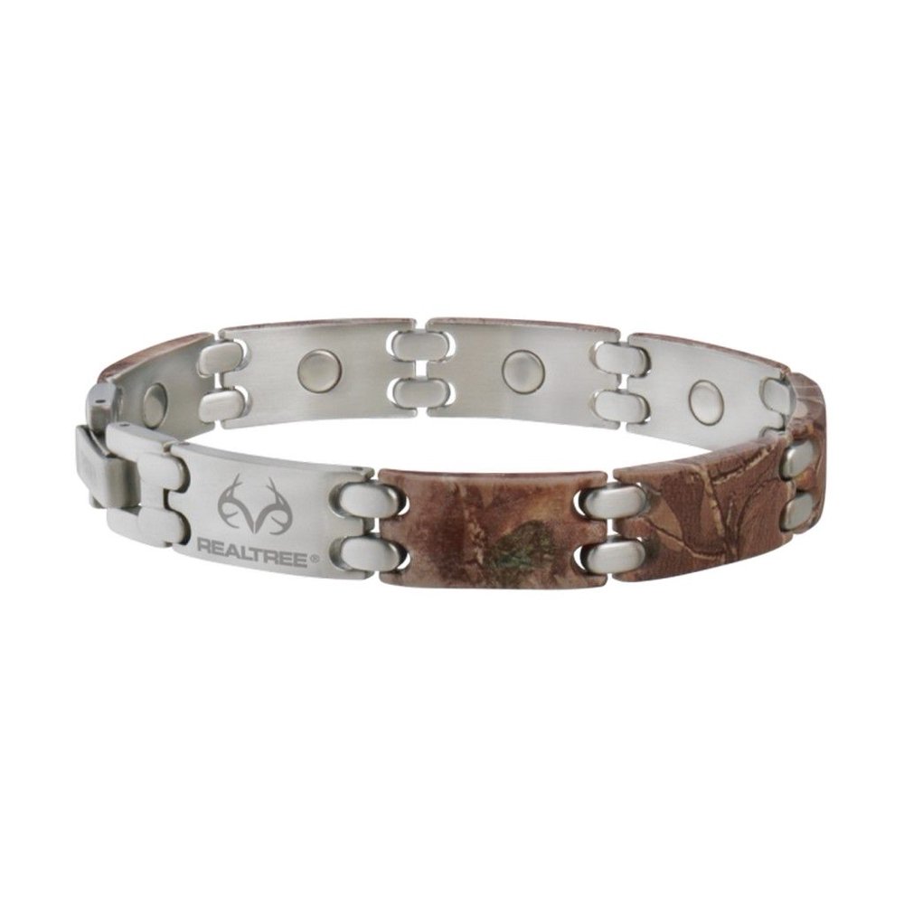 Sabona Sabona Jewelry Mens Bracelet Realtree Stainless Brown