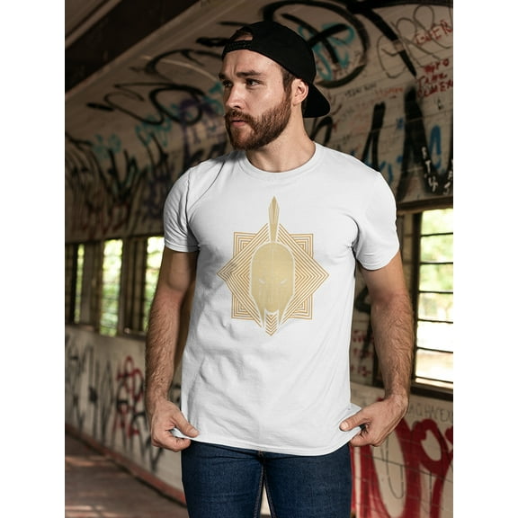 Roman Helmet Figure Design T-Shirt Men -Image by Shutterstock, Male x-Large