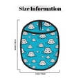 thumbnail image 3 of Pofeuu Hippo In Water Head Print Silicone Pot Mat Mitten With Hanging Loop Heat Resistant Oven Mitts Non-Slip Bbq Baking Smoking Potholders, 3 of 7