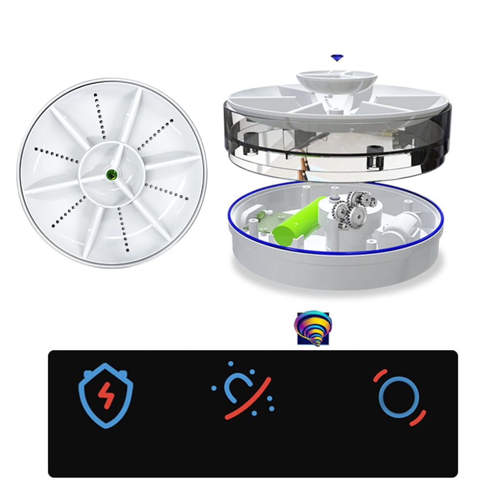 Waterproof Dishwasher Wireless Plate Cleaning Device Small Space Dish Cleaner Small Kitchen Appliance Perfect for Dish