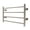 Nickel, variant on Kingston Brass DTM241647 Palatine 24" x 16" Stainless Steel Wall Mount 4-Tier Towel Rack, Brushed Brass