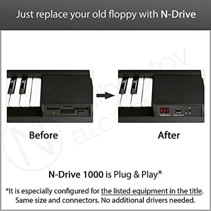 Floppy Disk USB Emulator Nalbantov N-Drive 1000 for Ketron Solton SD1/3/5/8 Plus & HD models also
