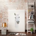 thumbnail image 4 of Caballo blanco pintura al óleo lienzo póster impresión HD animales artísticos cuadro de pared sin marco sala de estar dibujo al óleo Vogacara JJ11742-03, 4 of 5