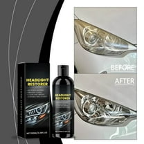 Car Headlight Restoration Cleaner & Polish - Professional Scratch & Oxidation Remover for Vehicle Headlamps - Safe for All Colors - Easy Hand or Machine Application - 100ml