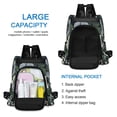 thumbnail image 6 of FORMRS Women's Travel Backpack Purse Anti-Theft Hidden Pockets Casual Shoulder Bag, Dark Floral, 6 of 7