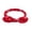 B002- Red, variant on Bandana Print, Stretchy Headbands for Women, Bow Hairband, Wrap, Elastic Band, Knotted Style, Burgundy Red, Casual Outings, 1 Pc