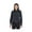 BLACK/ GRAPHITE, variant on Ladies' Crownlux Performance Micro Windowpane Shirt, DG534W ,NAVY/ WHITE, 3XL