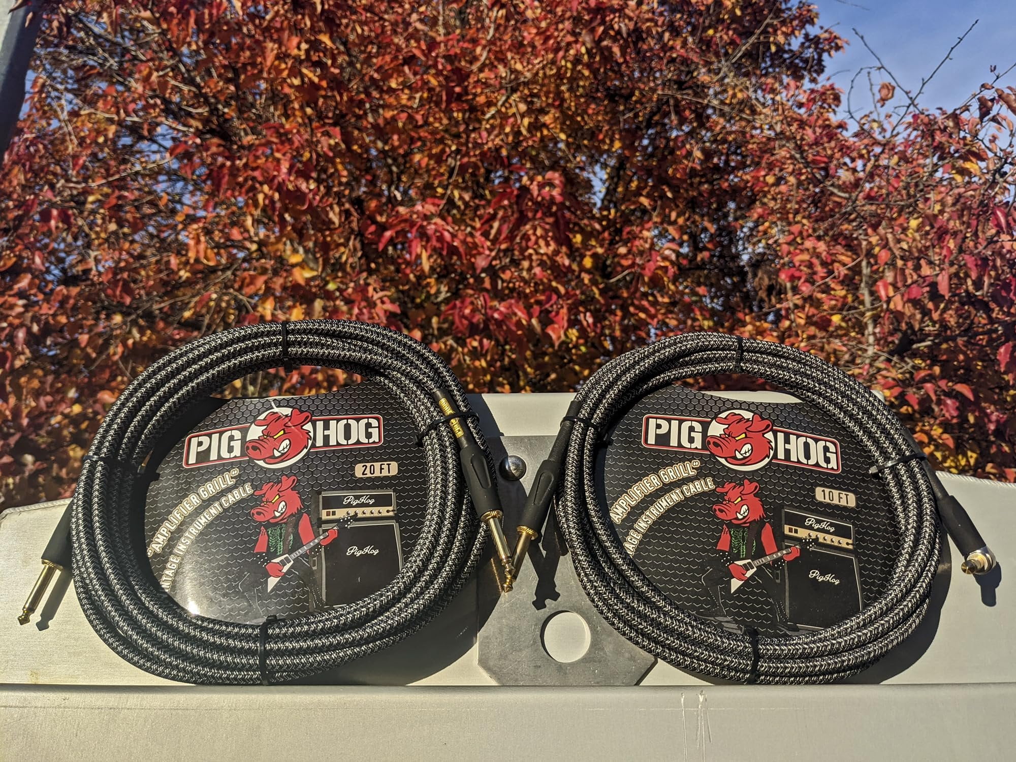 Pig Hog 20FT Straight Amp Grill Instrument Cable