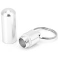 thumbnail image 1 of Keychain Pill Case, Firm Aluminium Pill Box Practical  for Vitamin E for Cod Liver Oil for Pills for Capsules, 1 of 7