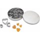 thumbnail image 4 of Mini Geometric Shaped Cookie Biscuit Cutter Set 24 Square Heart Triangle Round Circle Baking Stainless Steel Metal Molds, 4 of 4