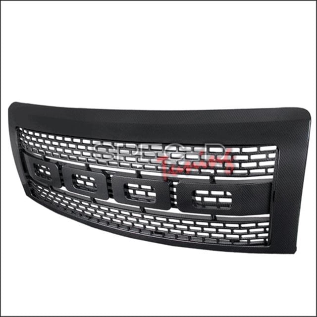 Spec-D Tuning HG-F15009CL-R-RS Raptor Style Grille for 09 to 14 Ford F150, 8 x 20 x 50 in.