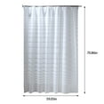 thumbnail image 3 of Guozer Shower Curtain for Bathroom 59.06x70.87in Universal Long Shower Curtains with 10 Hook for All Seasons In Bath, 3 of 8