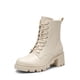 thumbnail image 1 of Botas DREAM PAIRS para mujer con tacón grueso beige talla 8, 1 of 7