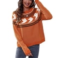thumbnail image 2 of Suéter navideño de Halloween, suéter fantasma de Halloween, suéteres de Halloween para mujer, suéter de cuello redondo de Halloween, claridad notable, 2 of 6