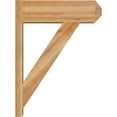 thumbnail image 3 of Ekena Millwork 8"W x 24"D x 32"H Traditional Rough Sawn Craftsman Outlooker, Western Red Cedar, 3 of 4