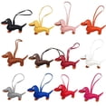 thumbnail image 6 of Giaone Mini Dachshund Dog Keychain Cute PU Keyring Hanging Ornament, 6 of 20