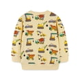 thumbnail image 3 of LONKITO Boys Long Sleeve Shirts Cotton Graphic Tees Crewneck Pullover Sweatshirts Kids Clothes Size 6-7 Years, 3 of 7