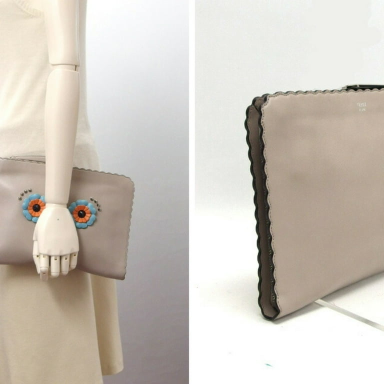 Fendi eye clutch hotsell