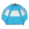 thumbnail image 3 of UBesGoo Beach Tent Quick-Open Free Ride Camping Tent Blue, 3 of 8