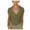 Green, variant on UAMVSH Women's V Neck Short Sleeve Slim T-Shirt Stretchy Solid Color Ribbed Basic Top Casual Going out Tees
