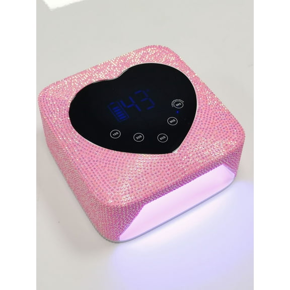 X20 Diamond-Embedded High-Power Nails Phototherapy Lamp Quick-Drying Nail Baking Gel Phototherapy Lamp 5-Speed Timing UV/LED Nail Lamp