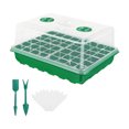 thumbnail image 1 of 1pc 48 Agujeros Semilla Starter La Planta Cultiva Caja Con Domo Humedad () Verde, 1 of 5