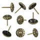 thumbnail image 1 of 100pcs Tachuelas de tapicería, Tachuelas de muebles de 7/16 pulgadas para tapicería, Tachuelas decorativas para madera, Tachuelas de tapicería de latón antiguo, 1 of 5
