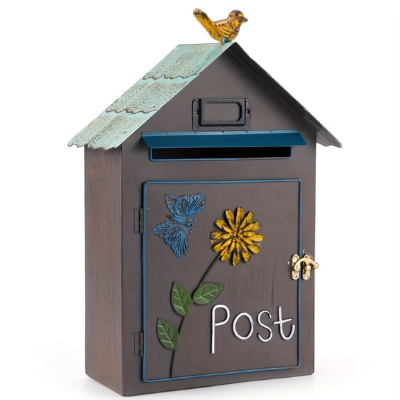Wall Mount Mailboxes For Outside, Vintage Mailbox, Rural Mailbox, Home Garden Decor