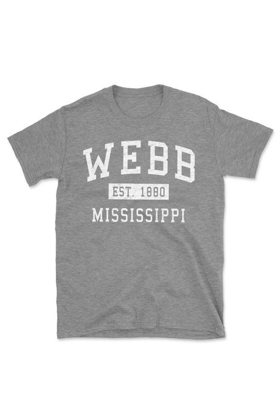 Webb Mississippi Classic Established Men's Cotton T-Shirt