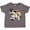 Charcoal Grey, variant on Inktastic I'm Three-cowgirl Riding Horse Birthday Girls Toddler T-Shirt