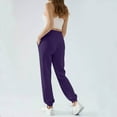 thumbnail image 4 of HongQid Sweatpants Women Baggy Lounge Pants Gym Active High Waisted Comfy Joggers for Women, 4 of 7