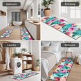 thumbnail image 5 of Pioneer Flower Floral Print Pattern Kitchen Rugs Sets Of 3,Kitchen Runner Rugs Non Skid Washable,Decorative Kitchen Floor Mats for Kitchen,Sink,Laundry,17"x30"+ 17"x47" + 17"x59", 5 of 6
