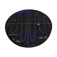 thumbnail image 2 of Lsque Mathematica Science Round Bar chair cushion covers Velvet Fabric Premium Comfort Protects from Scratches and Stains for 14-17 Inch Chair- 14 inch, 2 of 7