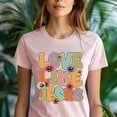 thumbnail image 5 of Christian Love Like Jesus Retro Floral Graphic T-Shirt, White, Size L, 5 of 6