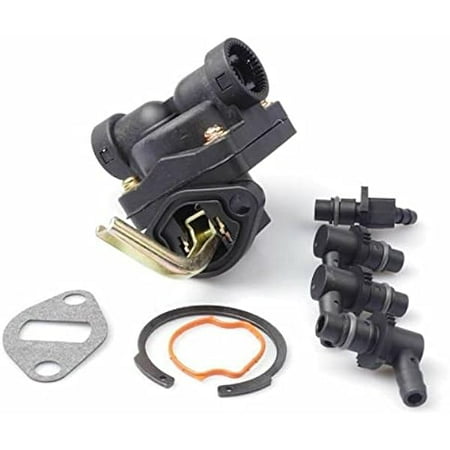 Fuel Pump for Lawn and Garden Tractor Mechanical Fuel Pump Compatible with John Deere 110/112/210/212/214/216/300/314 Replaces AM37539 AM37178 AM35918