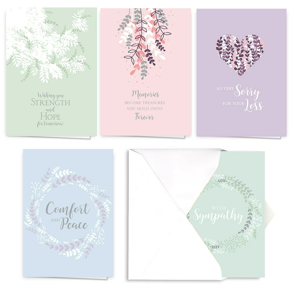 Expressions of Sympathy Note Card Assortment set of 25
