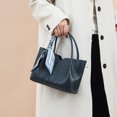 thumbnail image 4 of Transporte Fashion Crossbody Bagty Bolsas Cuero Vegano Mujeres Bolso Hombro Vaca Gran Capacidad Color Sólido Al Aire Libre, 4 of 7