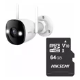 thumbnail image 1 of Imou & Cronos Cámara De Seguridad Ipc-k3dn-5h0wf-p64 + Microsd 64gb Ip Bullet Wifi 5mp Con Micrófono Fullcolor Detección De Humanos Ir 30m Protección Ip67 Foco Incorporado 5h0wf Cctv Notificaciones, 1 of 8