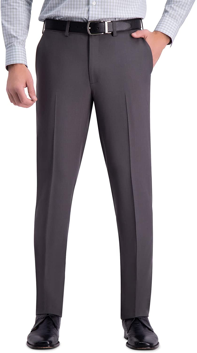 Chocolate Men's Straight Fit Performance Pant New Haggar H26 