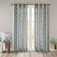 thumbnail image 5 of Fretwork Print Grommet Top Window Curtain Panel(Only 1 Pc Panel) On-Site, 5 of 12