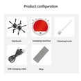 thumbnail image 4 of Robot aspirador Fiudx Robot barredor inteligente con carga USB tres en uno, 4 of 6